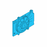 OEM 2017 Ford Fiesta Fan Assembly Diagram - 8V5Z-8C607-Q