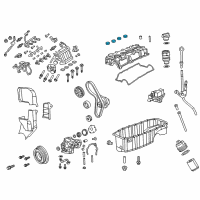 OEM 2016 Dodge Dart Seal-Spark Plug Tube Diagram - 68166329AA