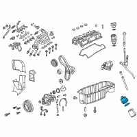 OEM 2015 Dodge Dart Cap-Oil Filter Housing Diagram - 4892850AA