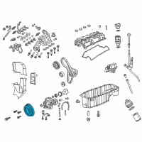 OEM 2014 Dodge Dart Pulley-Crankshaft Diagram - 4893283AC