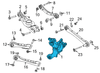 OEM 2022 Ford Mustang Mach-E KIT - BUSHING REPAIR Diagram - LK9Z-5B758-A