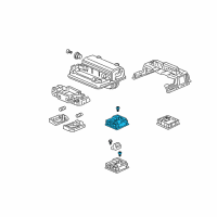 OEM 2010 Honda CR-V Switch Assy., Sunroof & Map Light *YR327L* (PEARL IVORY) Diagram - 35830-SWA-A71ZC