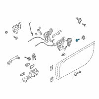 OEM Scion FR-S Striker Screw Diagram - SU003-02934