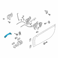 OEM 2019 Toyota 86 Handle, Outside Diagram - SU003-05921