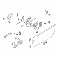 OEM Scion Lock Assembly Screw Diagram - SU003-02913