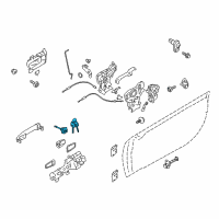 OEM Toyota 86 Cylinder & Keys Diagram - SU003-04766