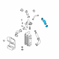 OEM 2019 Hyundai Santa Fe Hose-INTERCOOLER Outlet (B) Diagram - 28288-2GTA1