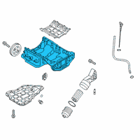 OEM Kia Cadenza Pan Assembly-Engine Oil, Diagram - 215203LFA0