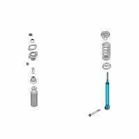 OEM 2004 Infiniti FX45 ABSORBER Kit-Shock, Rear Diagram - 56210-CG025