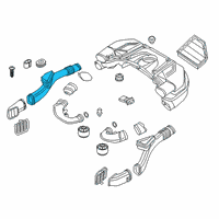 OEM 2019 BMW X5 INTAKE DUCT, RIGHT Diagram - 13-71-8-662-935