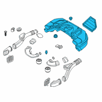 OEM BMW X5 INTAKE MUFFLER Diagram - 13-71-8-662-937