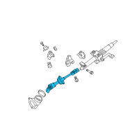 OEM Toyota Camry Intermed Shaft Diagram - 45220-06114