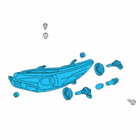 OEM 2015 Toyota Camry Composite Assembly Diagram - 81150-06C70