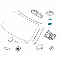 OEM 2020 Hyundai Santa Fe Module & Sensor Assembly-Rain Diagram - 96000-J3000