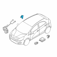 OEM 2021 Kia Rio Sensor Assembly-Impact Diagram - 95920H8100