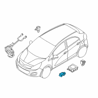 OEM 2021 Kia Rio Sensor Assembly-Impact Diagram - 95920H8000