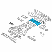 OEM 2022 BMW X6 Luggage Compartment Floor, R Diagram - 41-00-7-947-327