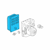 OEM 2007 Cadillac STS ABS Control Unit Diagram - 88964161