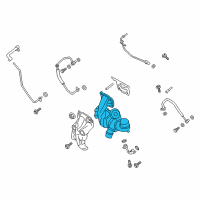 OEM 2018 Lincoln MKZ Turbocharger Diagram - F2GZ-6K682-C
