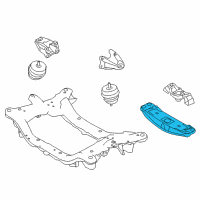 OEM 2012 Hyundai Genesis Cross Member Assembly-Transmission Diagram - 21855-3M000