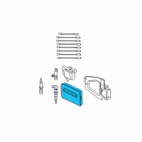 OEM 2005 Dodge Ram 3500 Powertrain Control Generic Module Diagram - R5094274AA