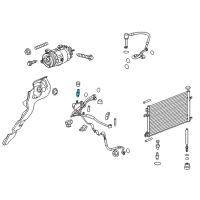 OEM Chevrolet Impala Pressure Hose Valve Diagram - 13122149