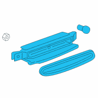 OEM 2005 Pontiac G6 High Mount Lamp Diagram - 20823548