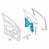 OEM 2022 Ford F-250 Super Duty Window Regulator Diagram - FL3Z-1523201-E