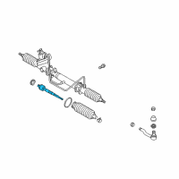 OEM 2000 Chevrolet Tracker Tie Rod, Steering (On Esn) Diagram - 91175548