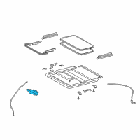 OEM Lexus GS460 Gear Sub-Assy, Sliding Roof Drive Diagram - 63260-30170