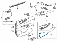 OEM Lexus NX350h LAMP ASSY, INTERIOR Diagram - 81090-78010