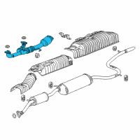 OEM 2016 Honda Odyssey Converter Diagram - 18150-RV0-A11