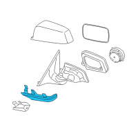 OEM 2012 BMW 650i xDrive Lower Housing Section, Right Diagram - 51-16-7-266-376