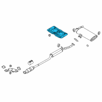 OEM 2020 Kia Sportage Panel-Heat Protector Diagram - 28795D3010