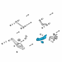 OEM 2018 Hyundai Ioniq Arm Assembly-Rear Trailing Arm, LH Diagram - 55270-G2000