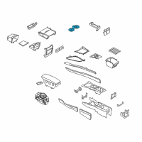 OEM 2015 BMW X6 Rubber Insert, Drink Holder Diagram - 51-16-9-148-537