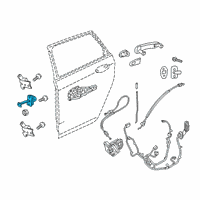 OEM Buick Door Check Diagram - 23274480