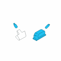 OEM Ford License Lamp Diagram - DT1Z-13550-A