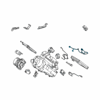 OEM Toyota Land Cruiser Wire Harness Diagram - 88605-6A160