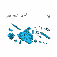 OEM 2009 Toyota Land Cruiser Evaporator Assembly Diagram - 87030-60030