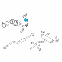 OEM 2016 BMW X5 Muffler Clamp Diagram - 18-30-8-636-423