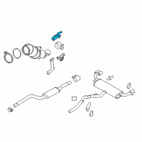 OEM 2017 BMW X5 HOLDER CATALYTIC CONVERTER N Diagram - 18-20-7-533-152