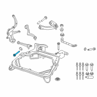 OEM 2009 Lincoln MKZ Front Lower Control Arm Bolt Diagram - -W712840-S439