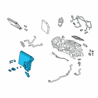 OEM Toyota GR Supra Evaporator Assembly Diagram - 88501-WAA01