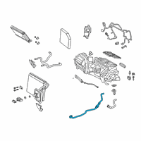 OEM 2022 Toyota GR Supra Heater Hose Diagram - 87245-WAA03