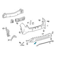 OEM Lexus UX200 Reflector Assembly, REFL Diagram - 81910-76010