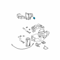 OEM 2000 Toyota Tacoma Resistor Diagram - 87138-35040