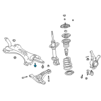 OEM 2001 Toyota Prius Engine Cradle Bolt Diagram - 90119-14050