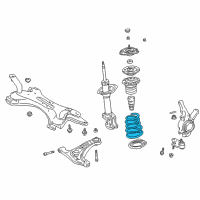 OEM Toyota Prius Coil Spring Diagram - 48131-47060