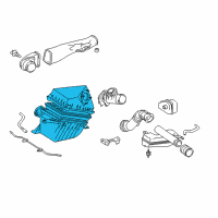 OEM 1997 Toyota Tacoma Air Cleaner Assembly Diagram - 17700-0C010